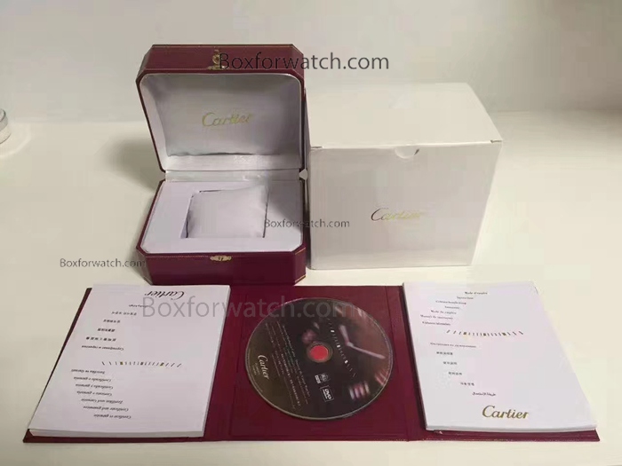 Cartier Copy Watch box With Luxury Booklet and Disk